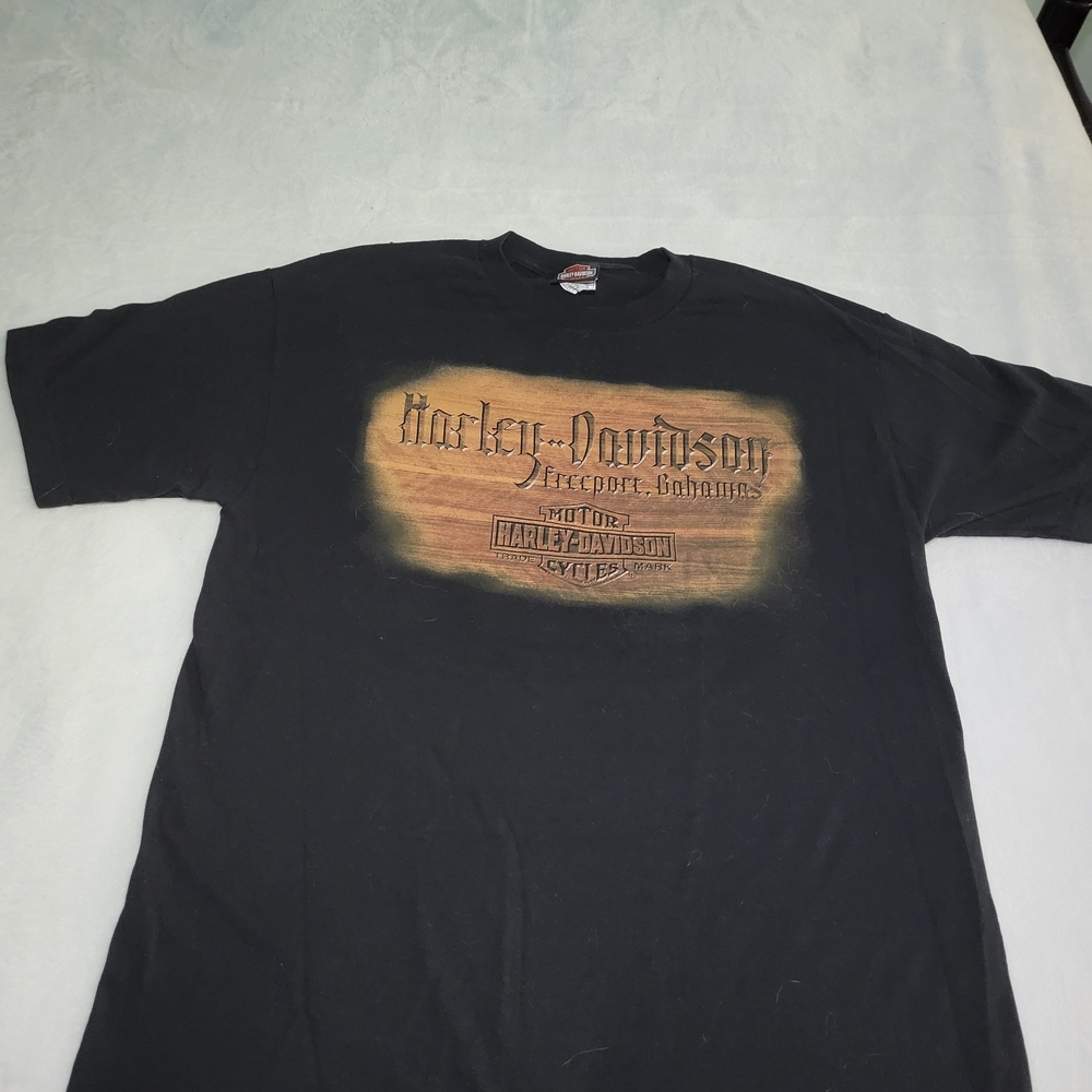 Harley-Davidson Black Graphic T-Shirt Size L